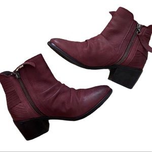 Matisse Bison Burgundy Merlot Booties